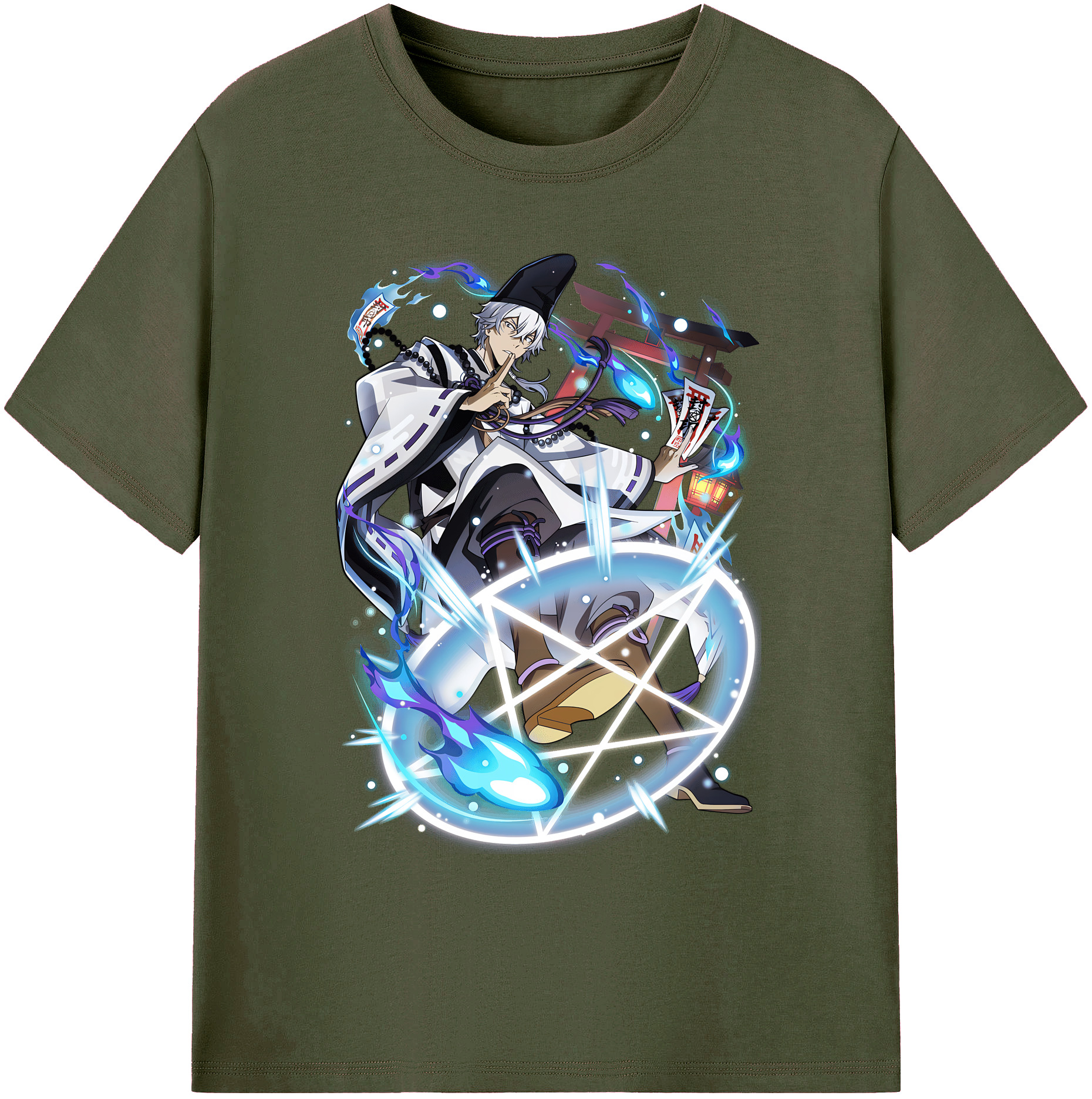 （画像用） 文豪ストレイドッグス Bungo Stray Dogs 綿100％ メンズ半袖Tシャツ｜肌触りやわらか＆通気性